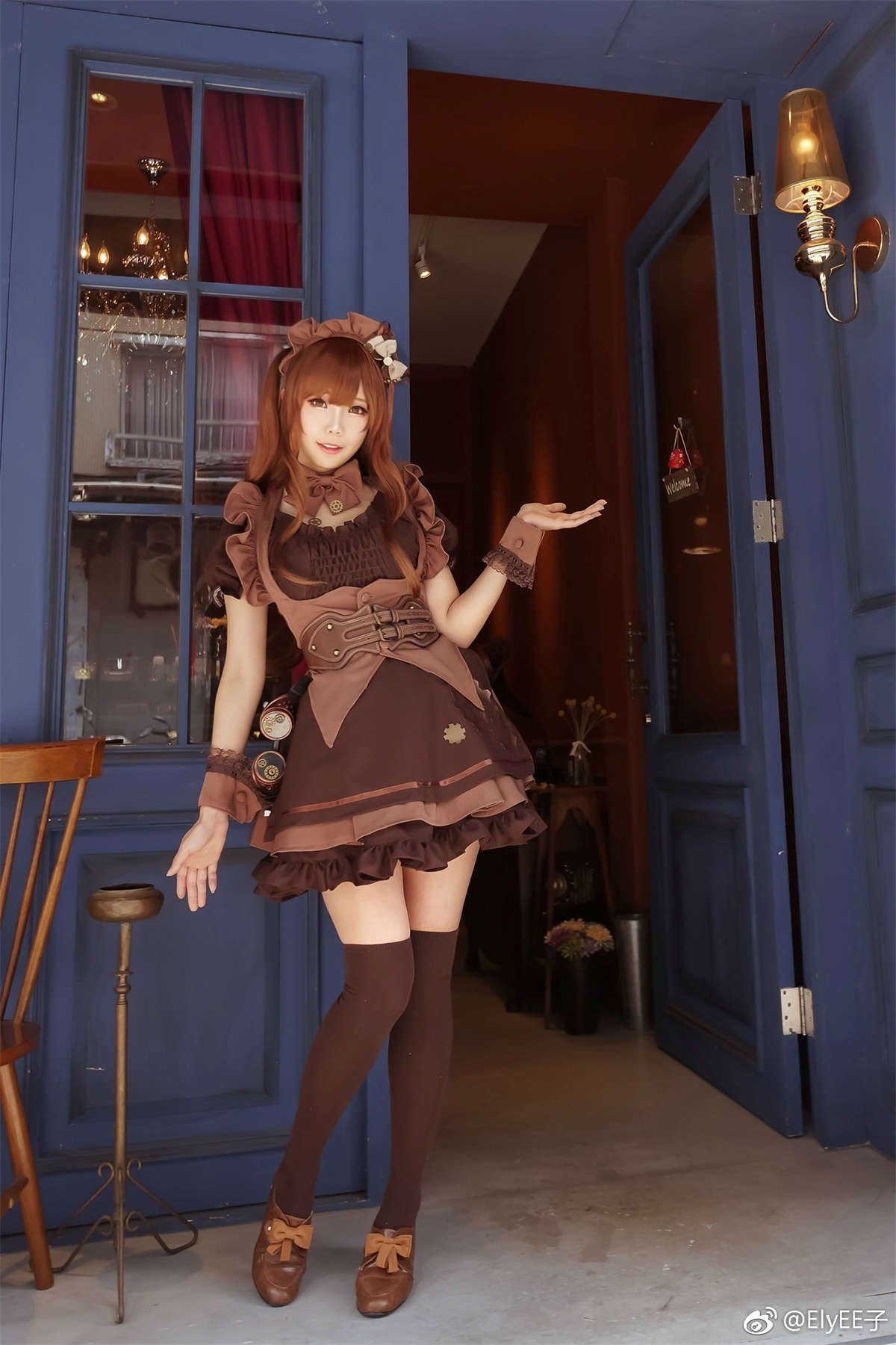 图片[2]-Ely_eee(ElyEE子) 女仆咖啡店-日更街拍