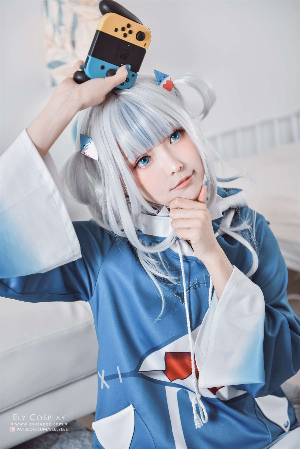 Ely_eee(ElyEE子) 噶呜·古拉(小鲨鲨)-日更街拍