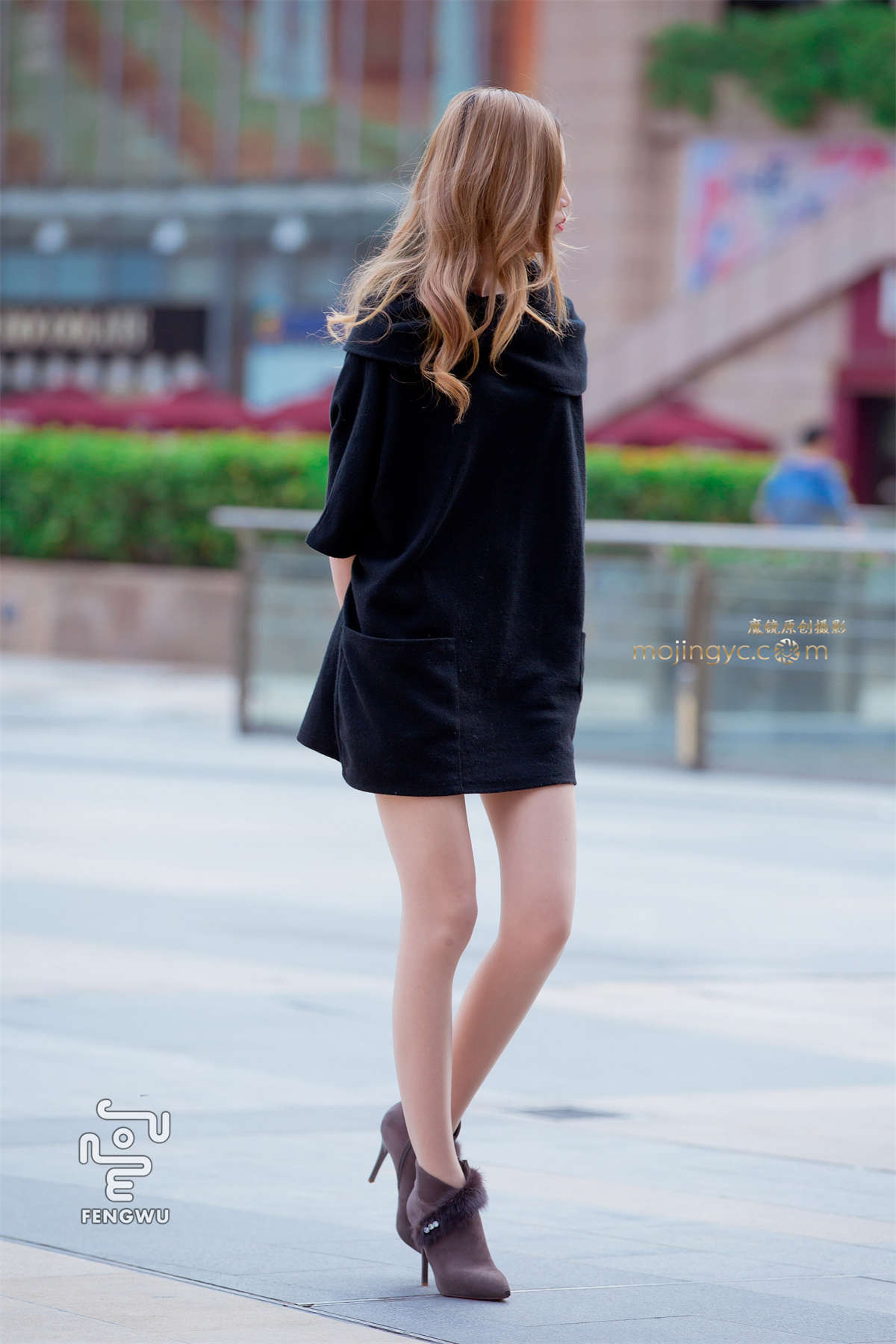 长腿肉丝，高跟（11）-日更街拍