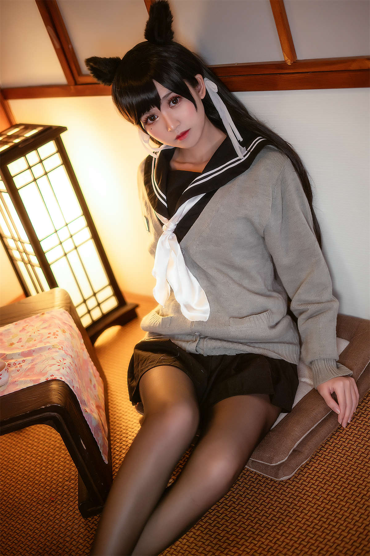 鳗鱼霏儿 No.079 碧蓝航线 校服-日更街拍