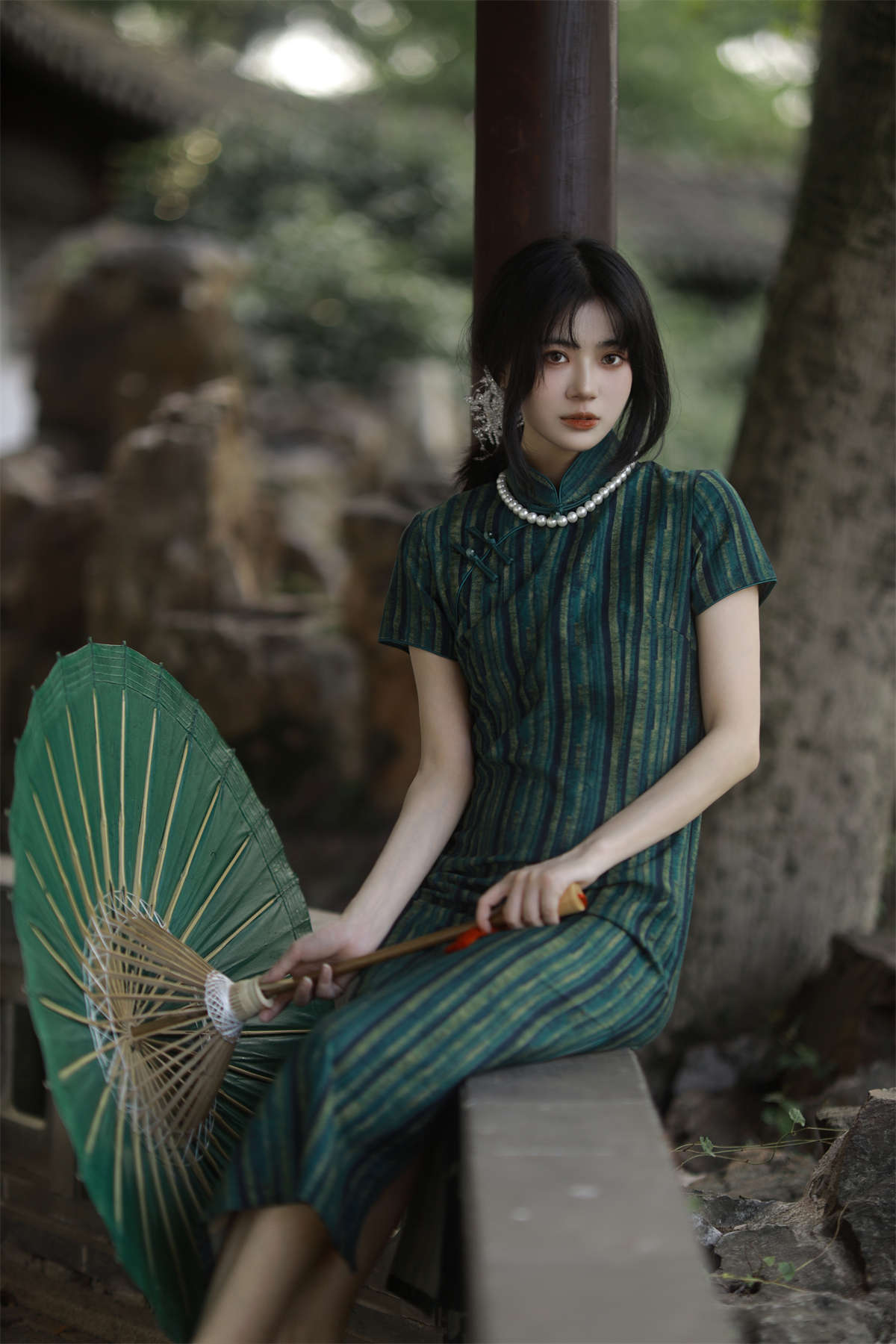 YITUYU艺图语 2022.11.05 绿意旗袍 Elikaka插图1