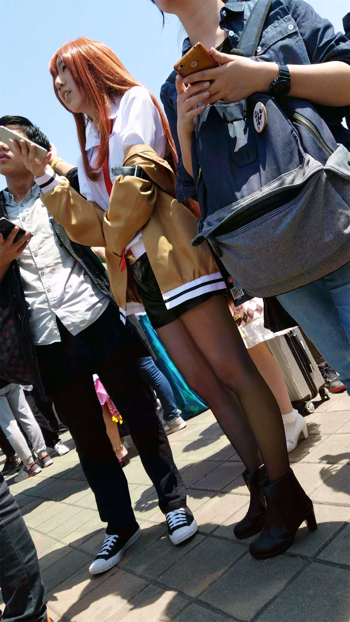 图片[2]-可爱黑丝萌妹子长发及腰-日更街拍