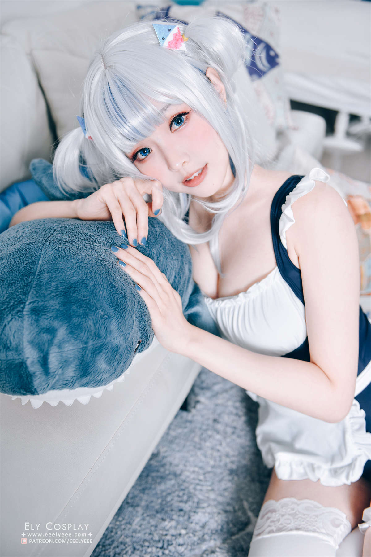 Ely_eee(ElyEE子) 噶呜·古拉(小鲨鲨) 泳装-日更街拍