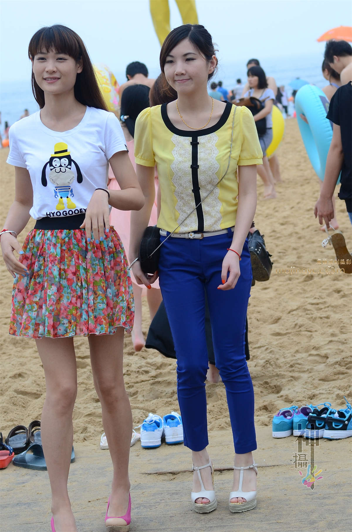 【神摄手原创】蓝色紧身裤（15P）-日更街拍