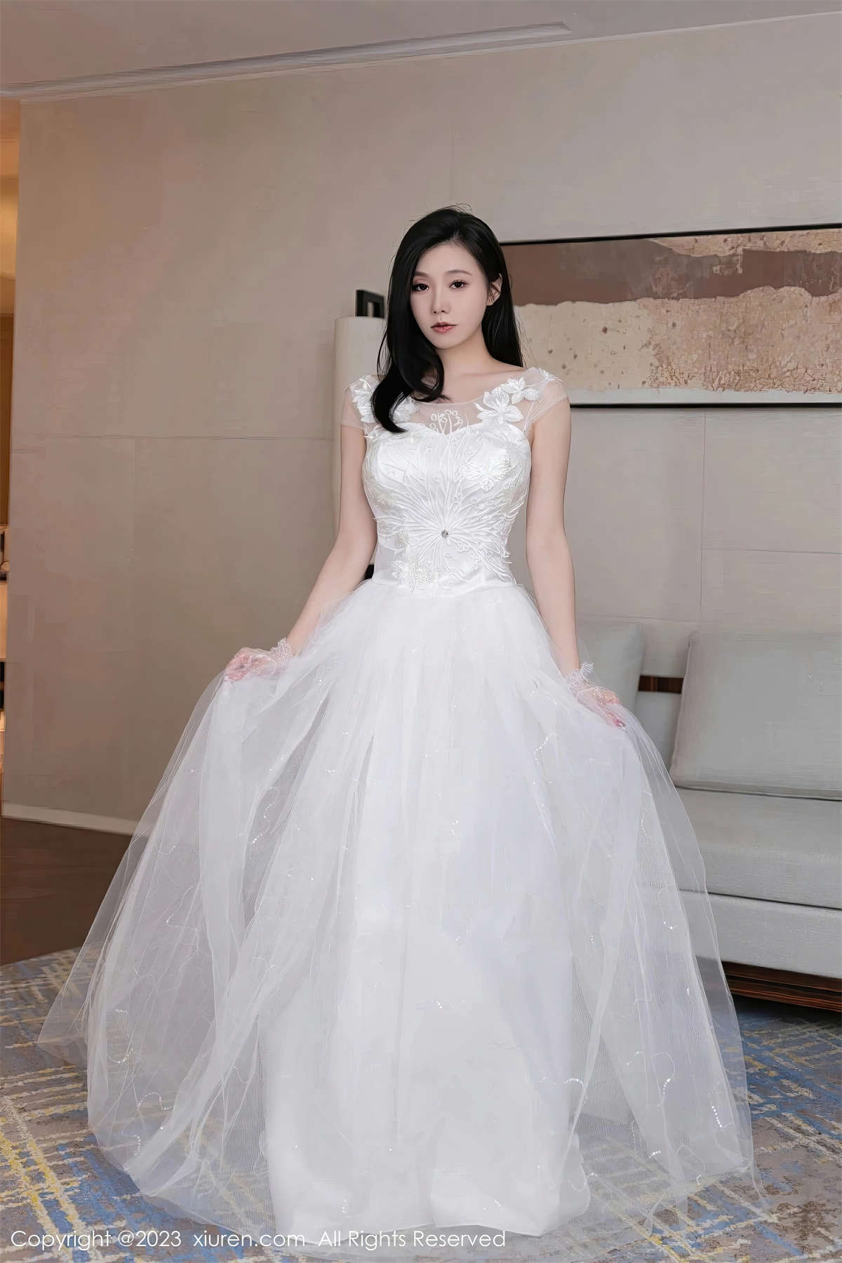 图片[2]-Xiuren秀人网 2023.08.08 No.7201 安然-日更街拍