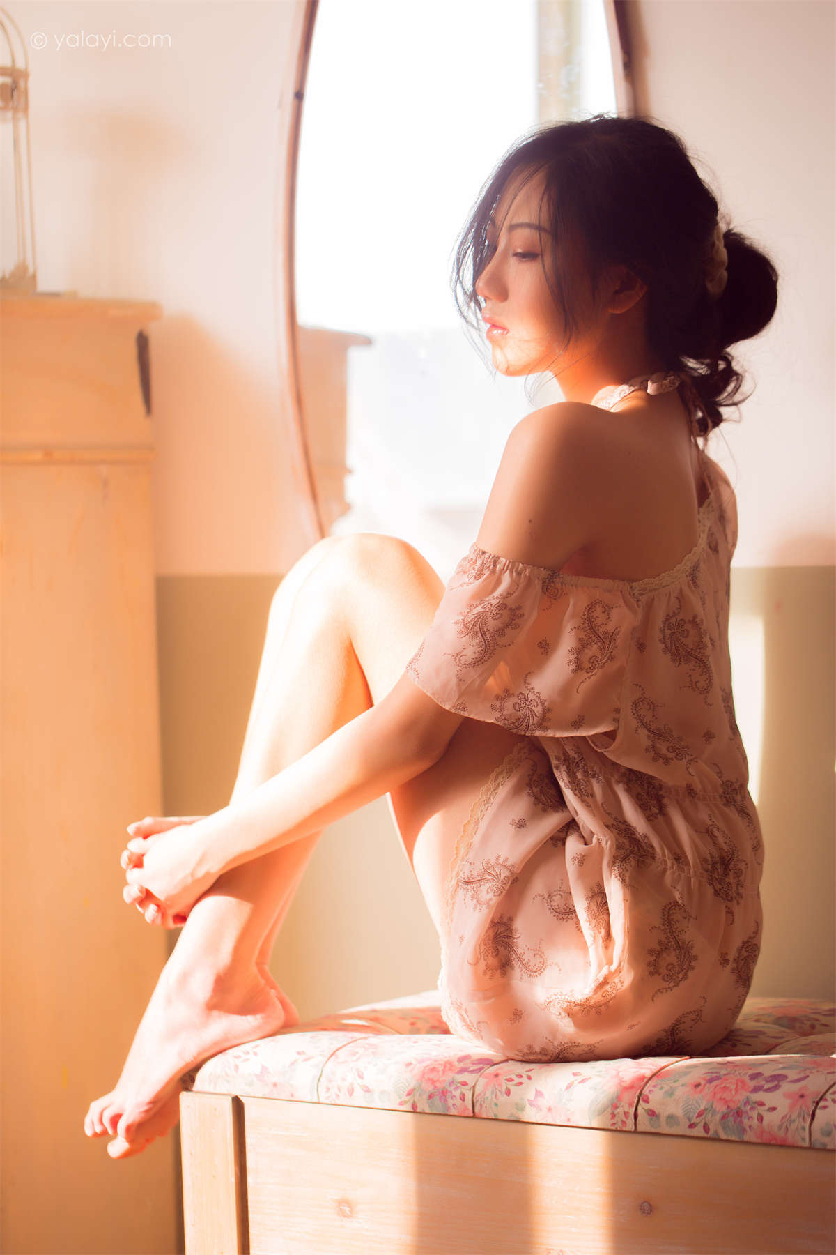 图片[2]-YALAYI雅拉伊2022.08.01 NO.960 暂时的花儿 橘子-日更街拍