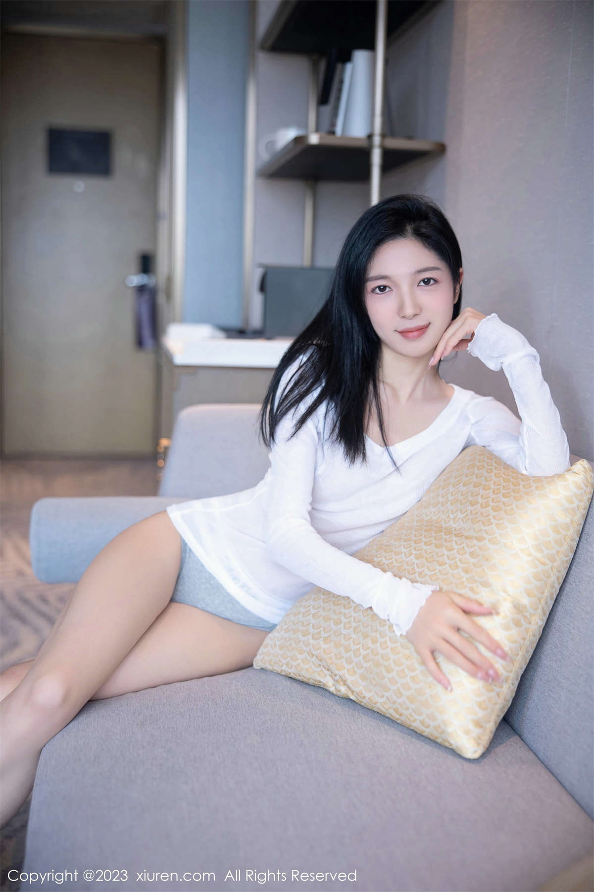 图片[2]-Xiuren秀人网 2023.04.23 No.6619 茜茜kimi-日更街拍