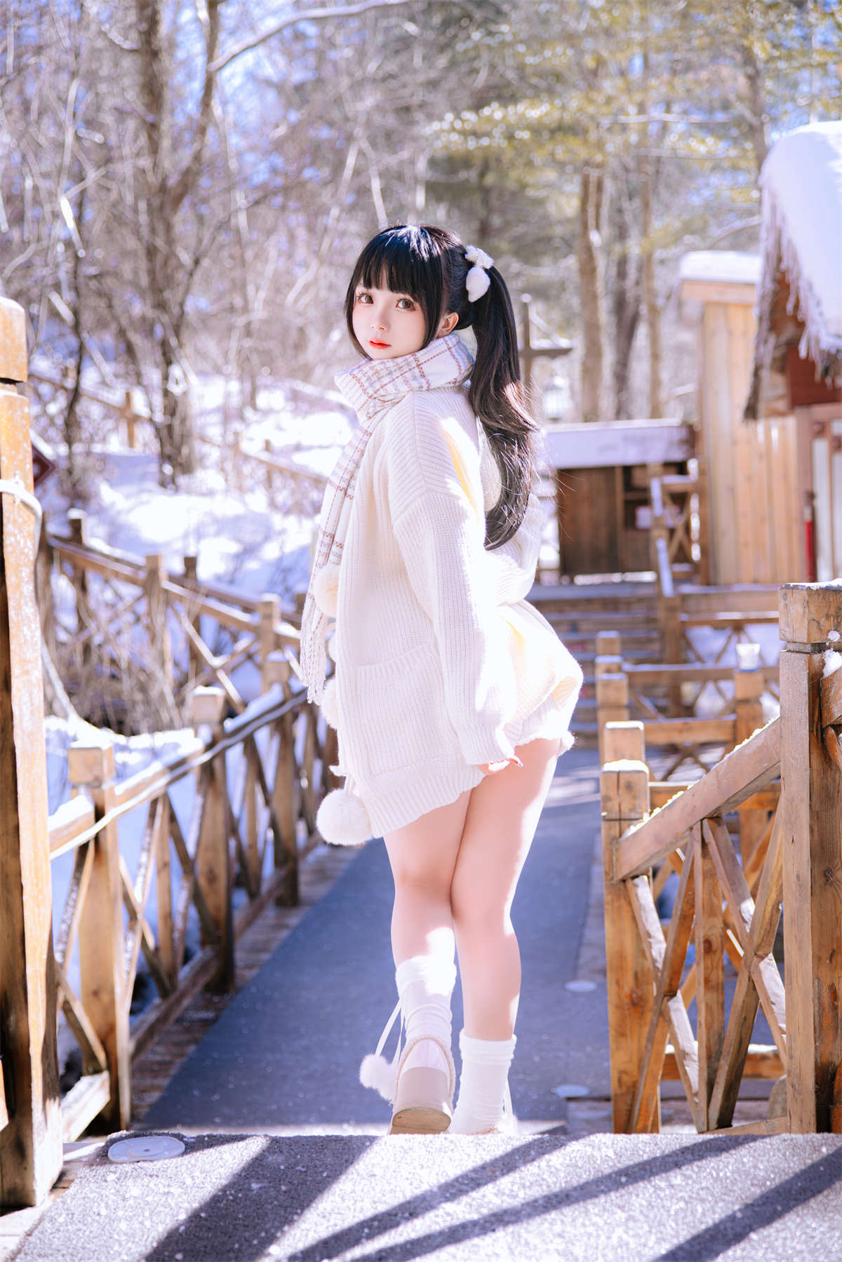椎名莜 No.101 雪地少女-日更街拍