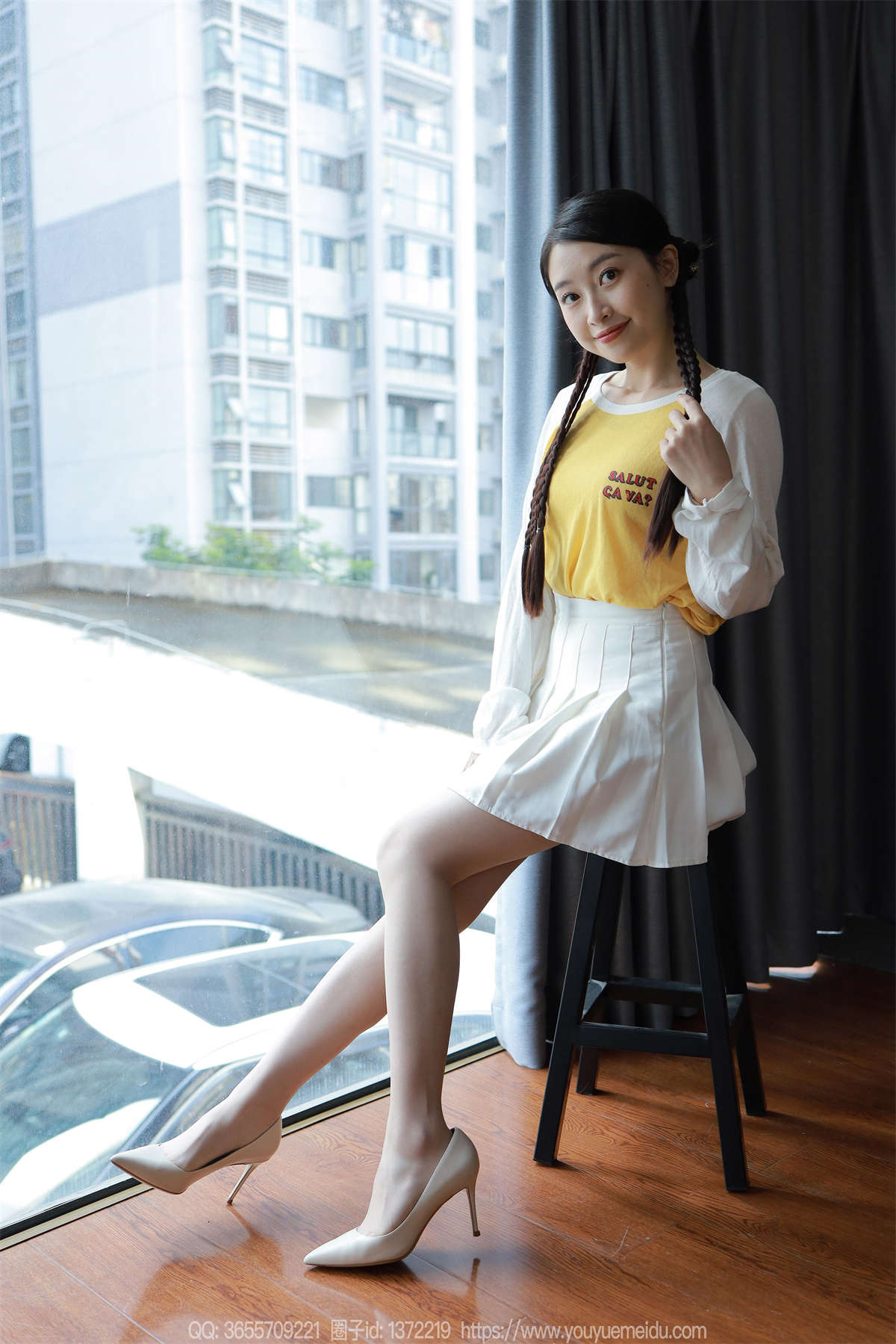 图片[2]-IESS异思趣向 2024.01.04 丝享家1629：小婕 俏皮麻花辫-日更街拍