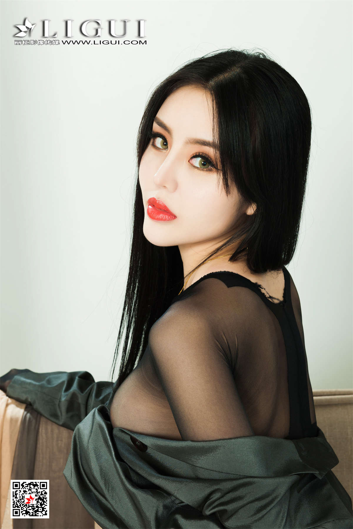 图片[2]-Ligui丽柜 2021.05.12 黑丝魅惑 凉儿-日更街拍