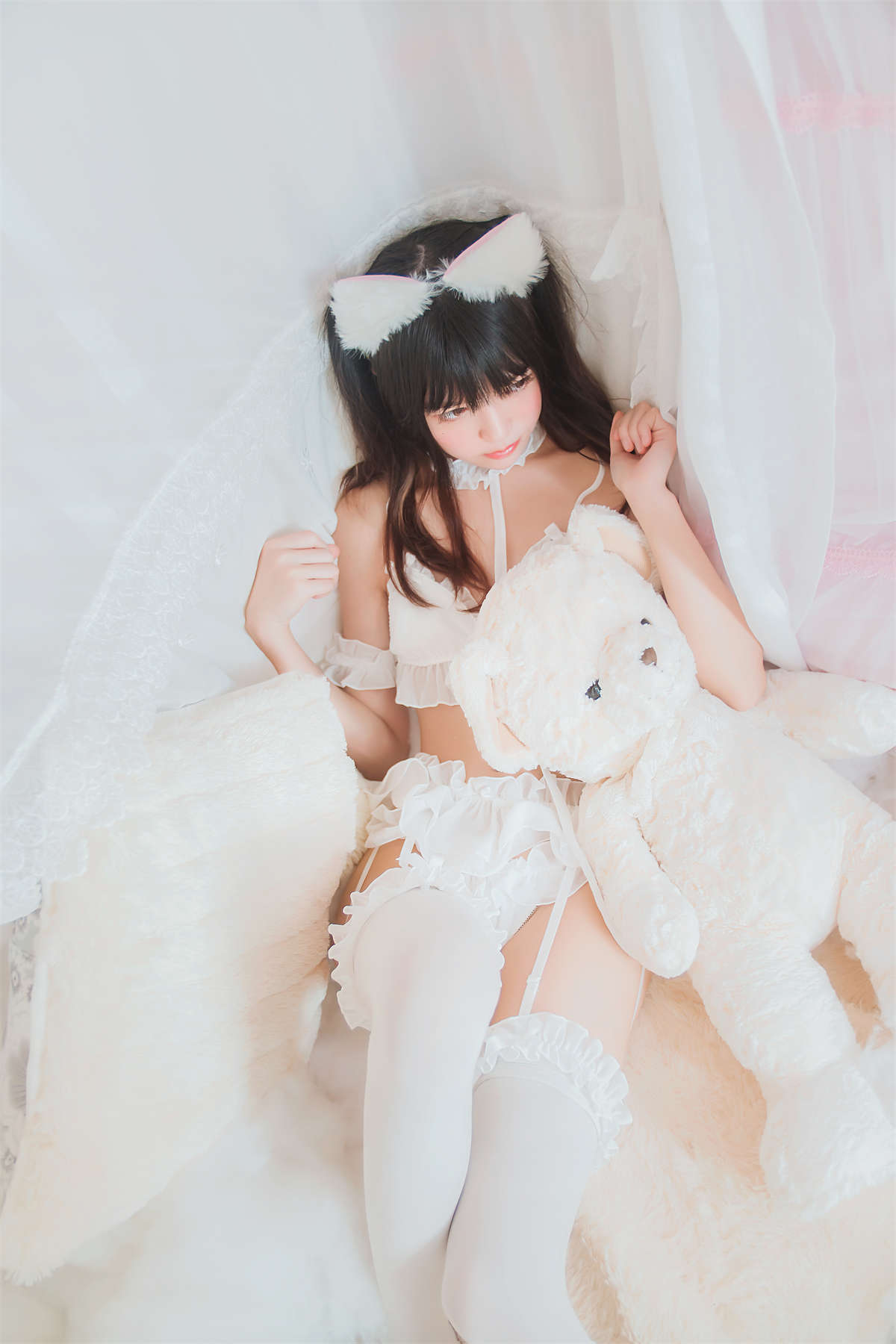 图片[2]-桜桃喵 – 白猫-日更街拍