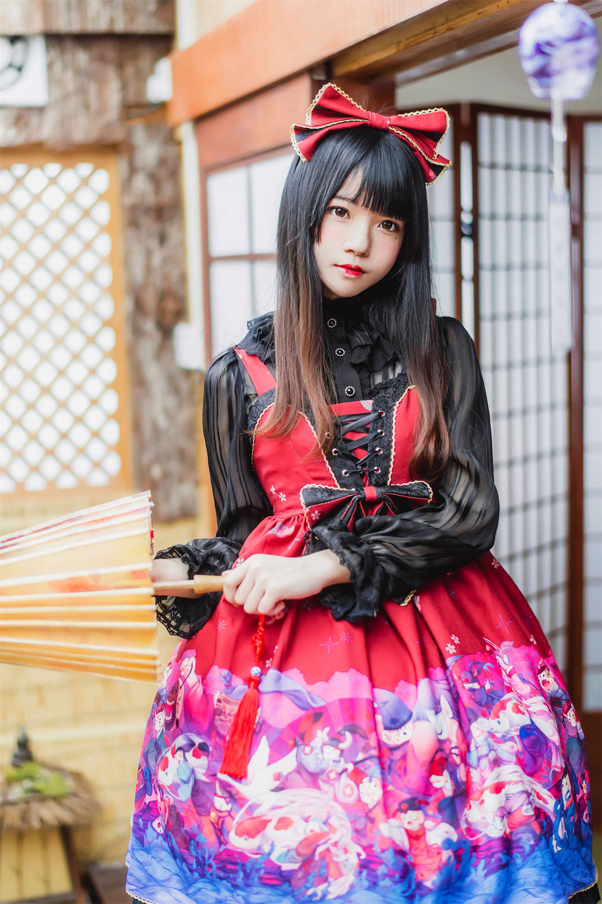 桜桃喵 – 和风lolita-日更街拍