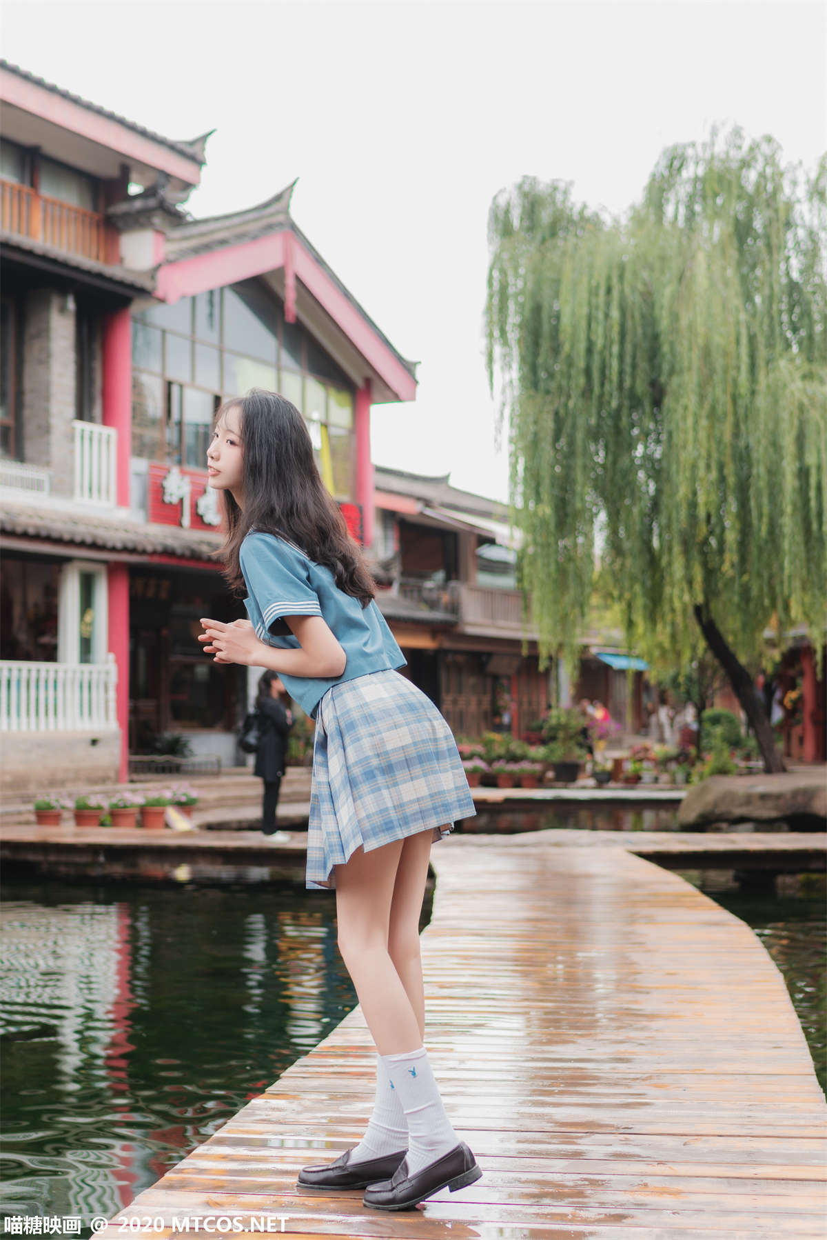 图片[2]-喵糖映画 VOL.257 夏日制服-日更街拍