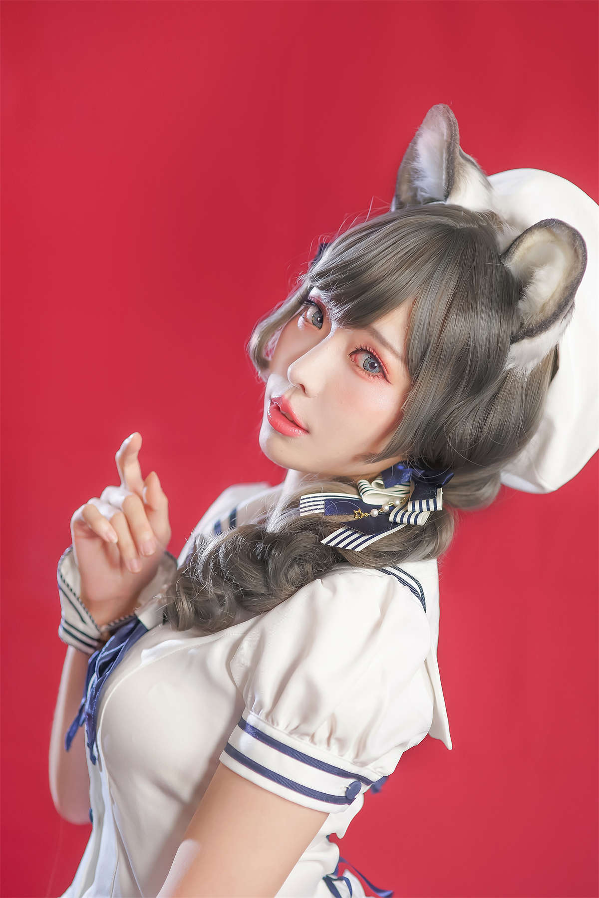 Ely_eee(ElyEE子) 灰太狼-jk-日更街拍