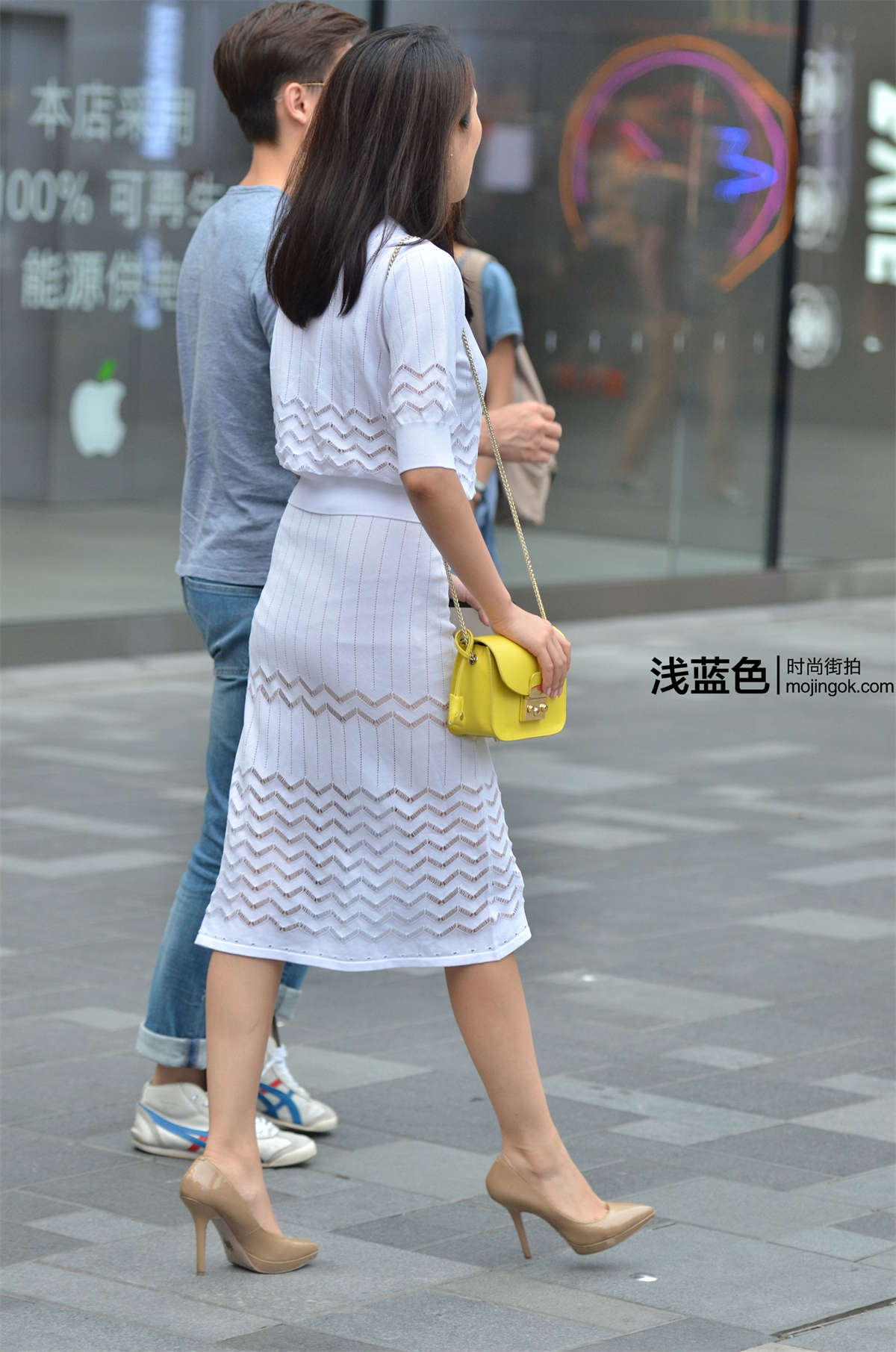 图片[2]-白色套装裙（20p）-日更街拍