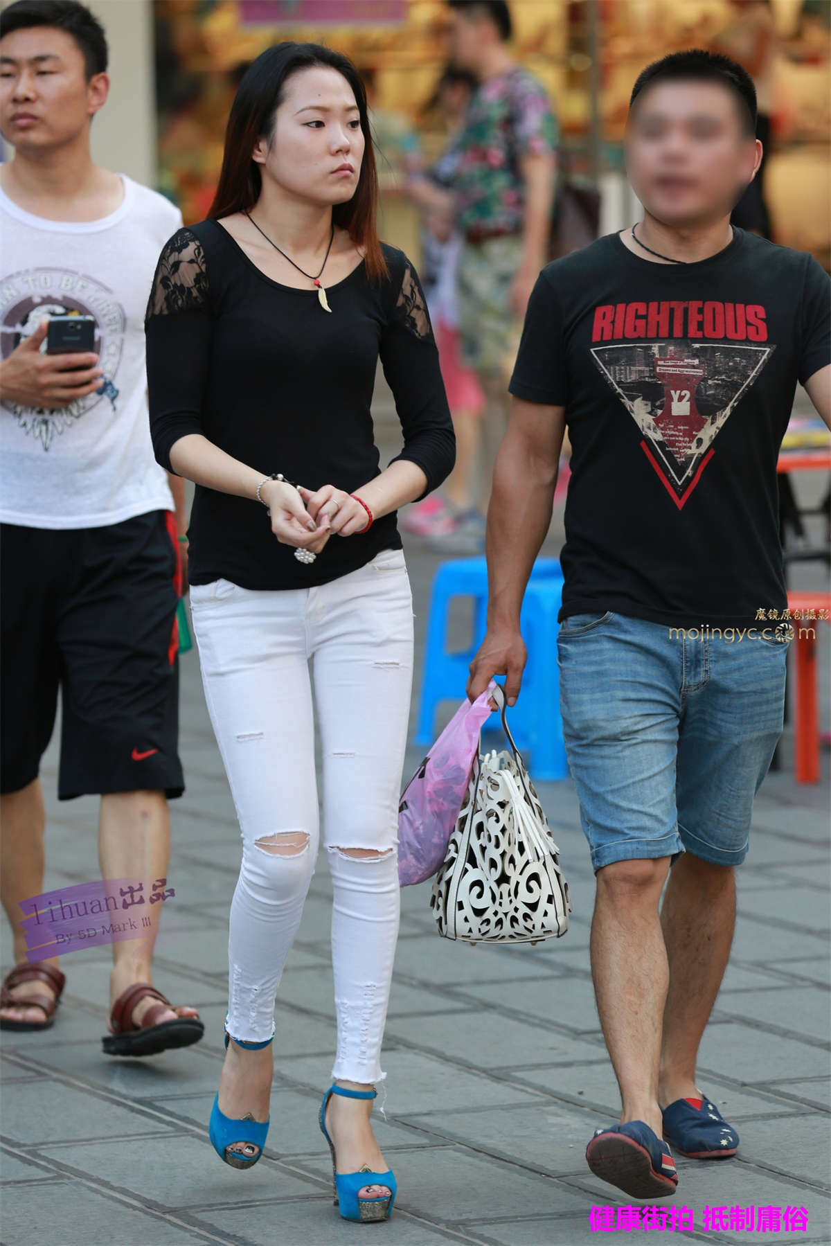 图片[2]-李欢原创-白裤，丰腴（14P）-日更街拍