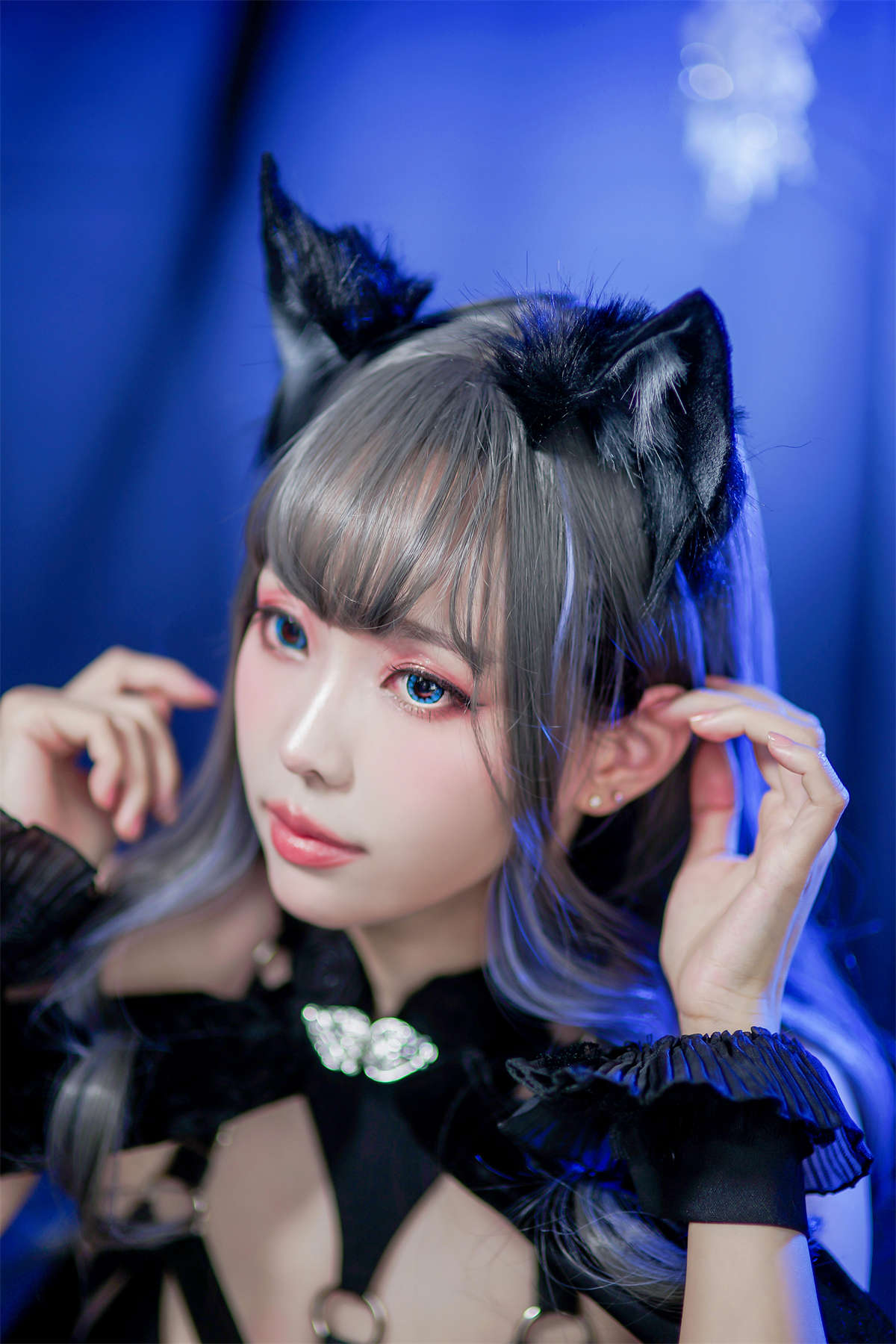Ely_eee(ElyEE子) 灰太狼-黑丝带-日更街拍