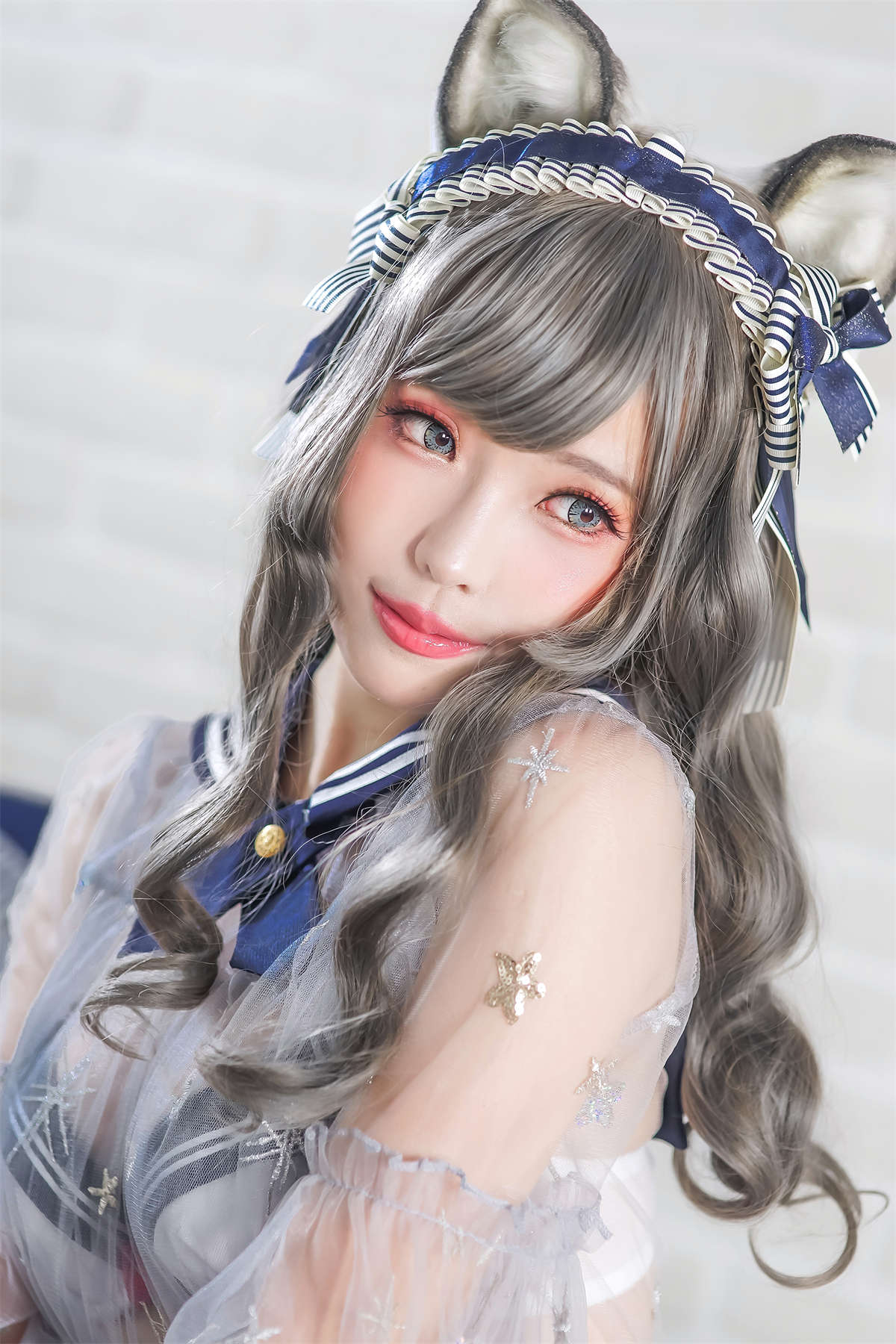 Ely_eee(ElyEE子) 灰太狼-透明睡裙-日更街拍