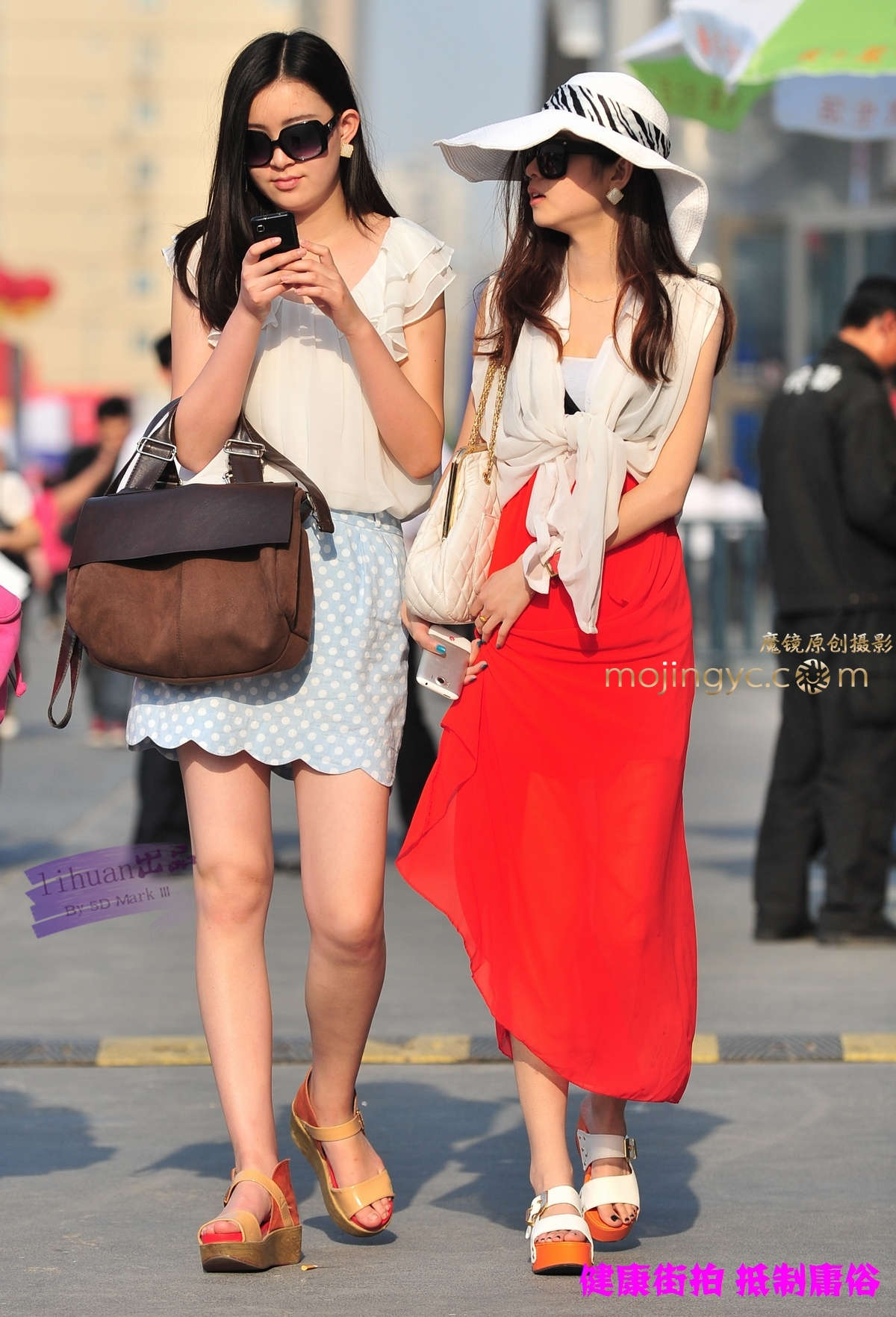 李欢原创-红裙，美女（14P）-日更街拍