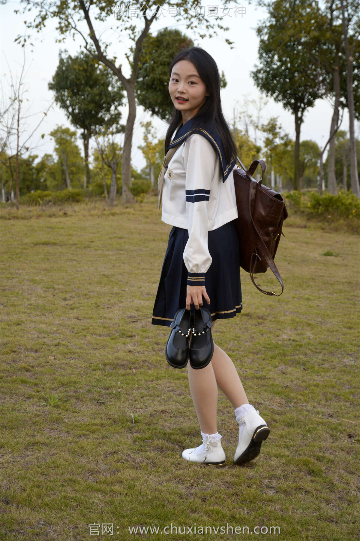 图片[2]-初夏女神 NO.115 双双 海军服JK-日更街拍