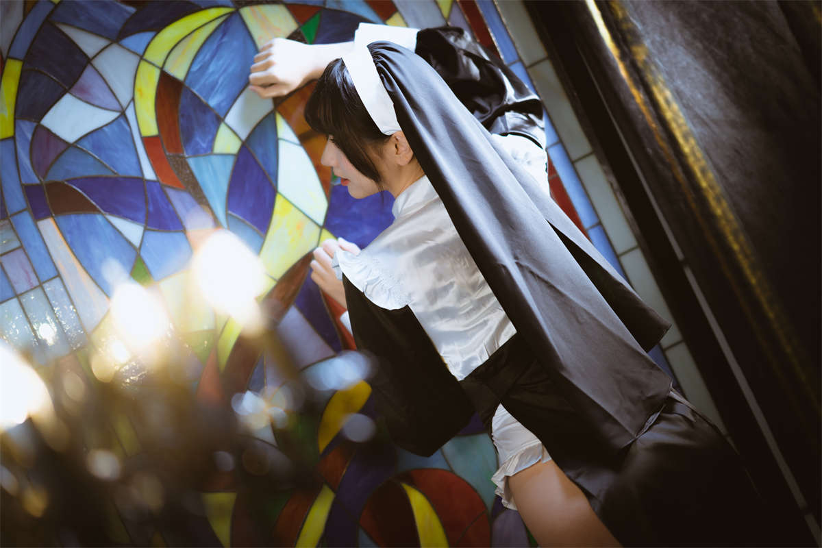 图片[2]-陆卿卿kyokyo NO.007 修女-日更街拍