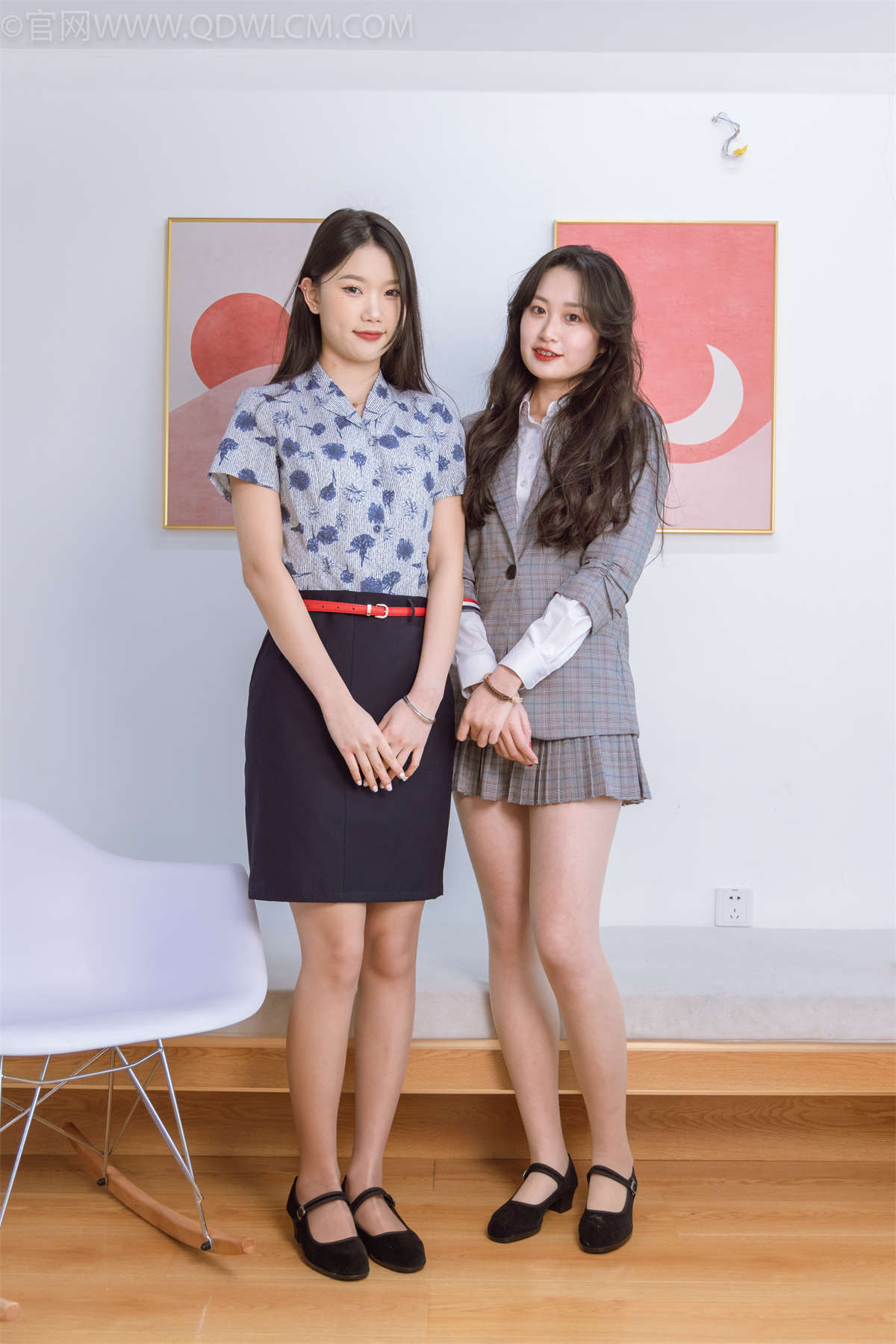 物恋传媒 NO.1402 小竹&小敏-悠闲午后-日更街拍