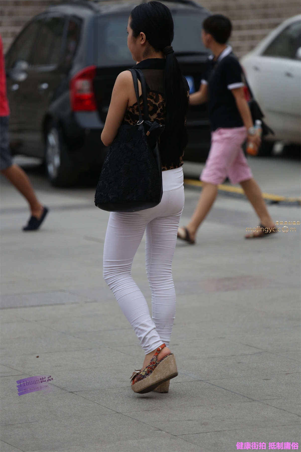 李欢原创-白裤，丰腴（39P）-日更街拍