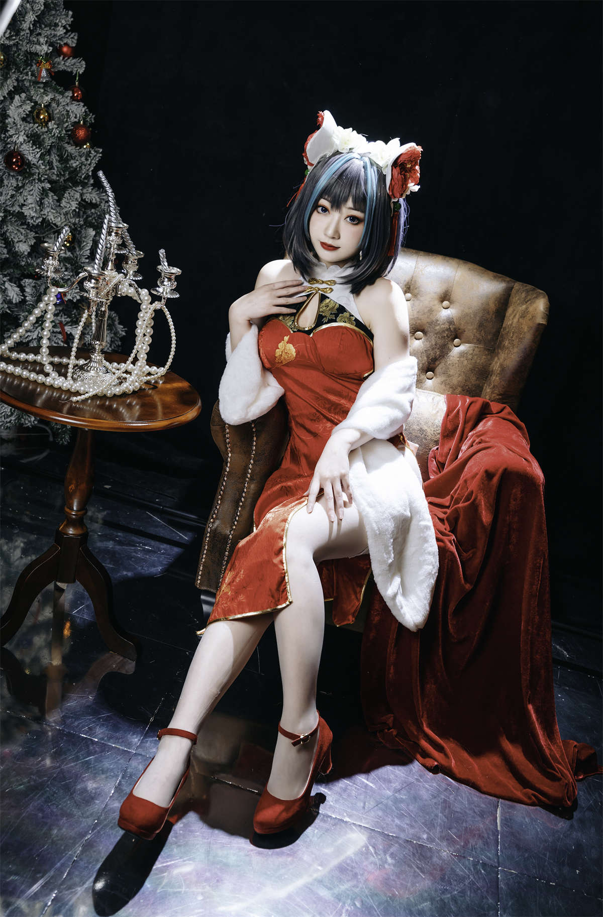 YITUYU艺图语 2023.07.02 柴郡旗袍 桃墨公子x-日更街拍