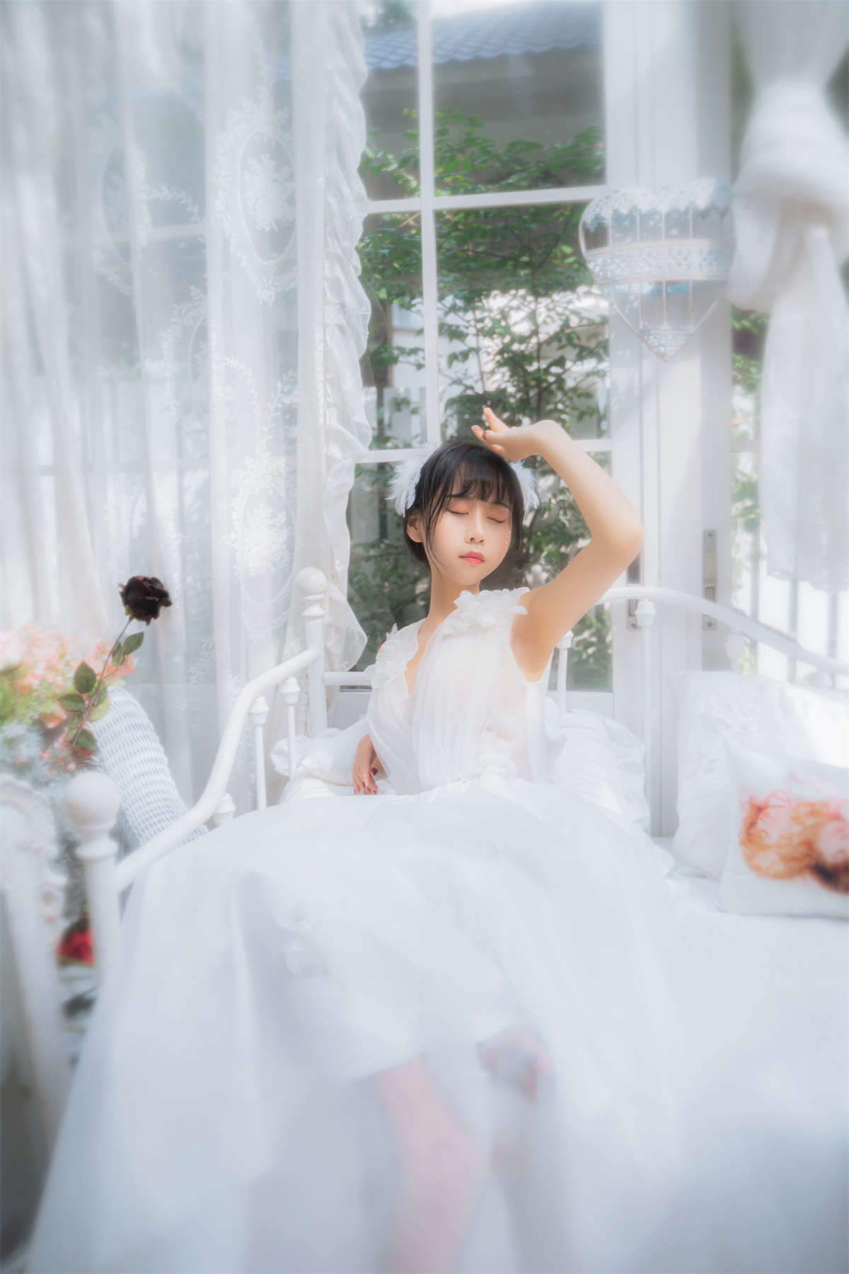 YITUYU艺图语 2022.05.28 纯白花嫁 萌芽儿o0-日更街拍