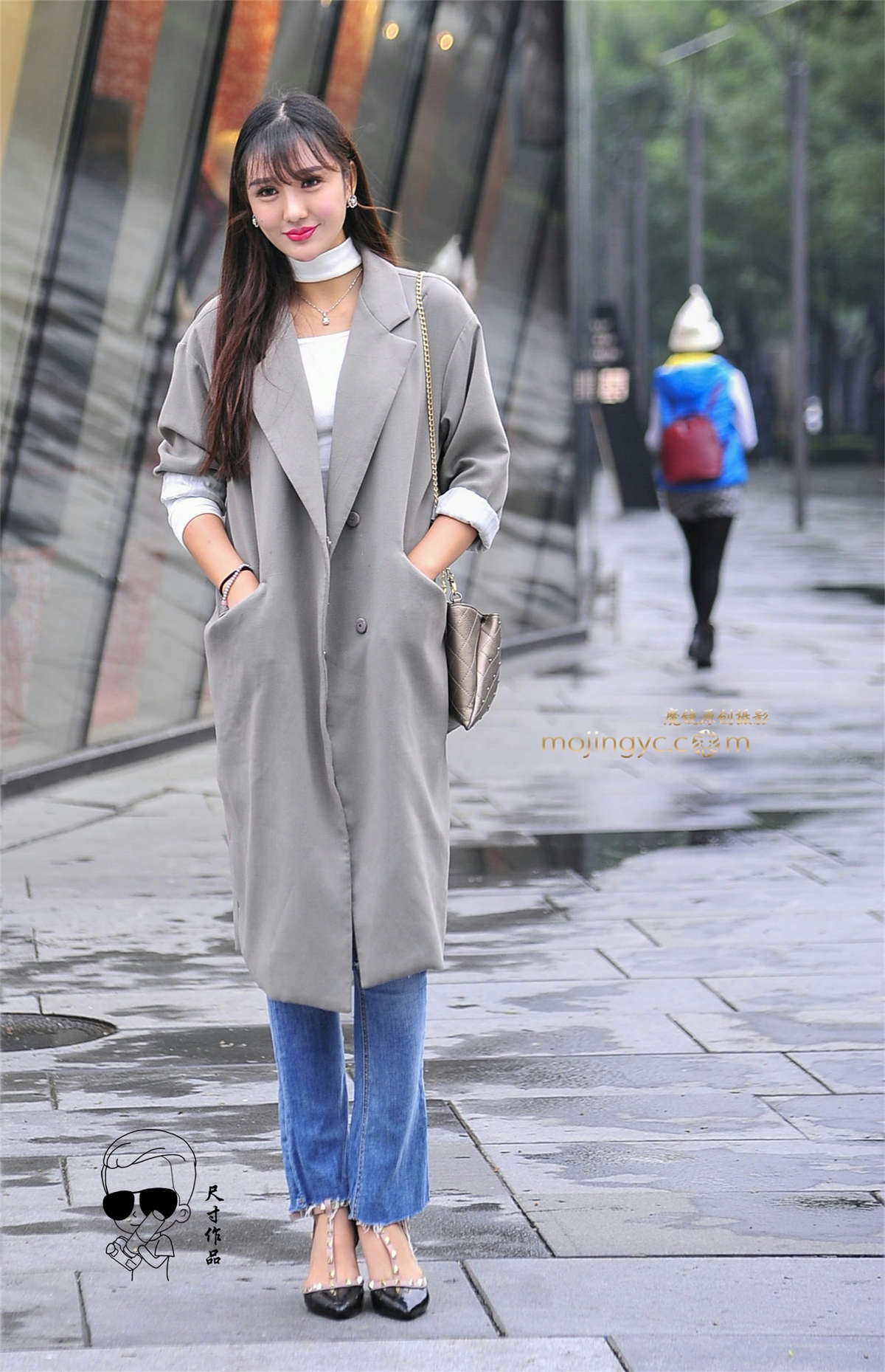 图片[2]-身材高挑颜值高的美女-日更街拍