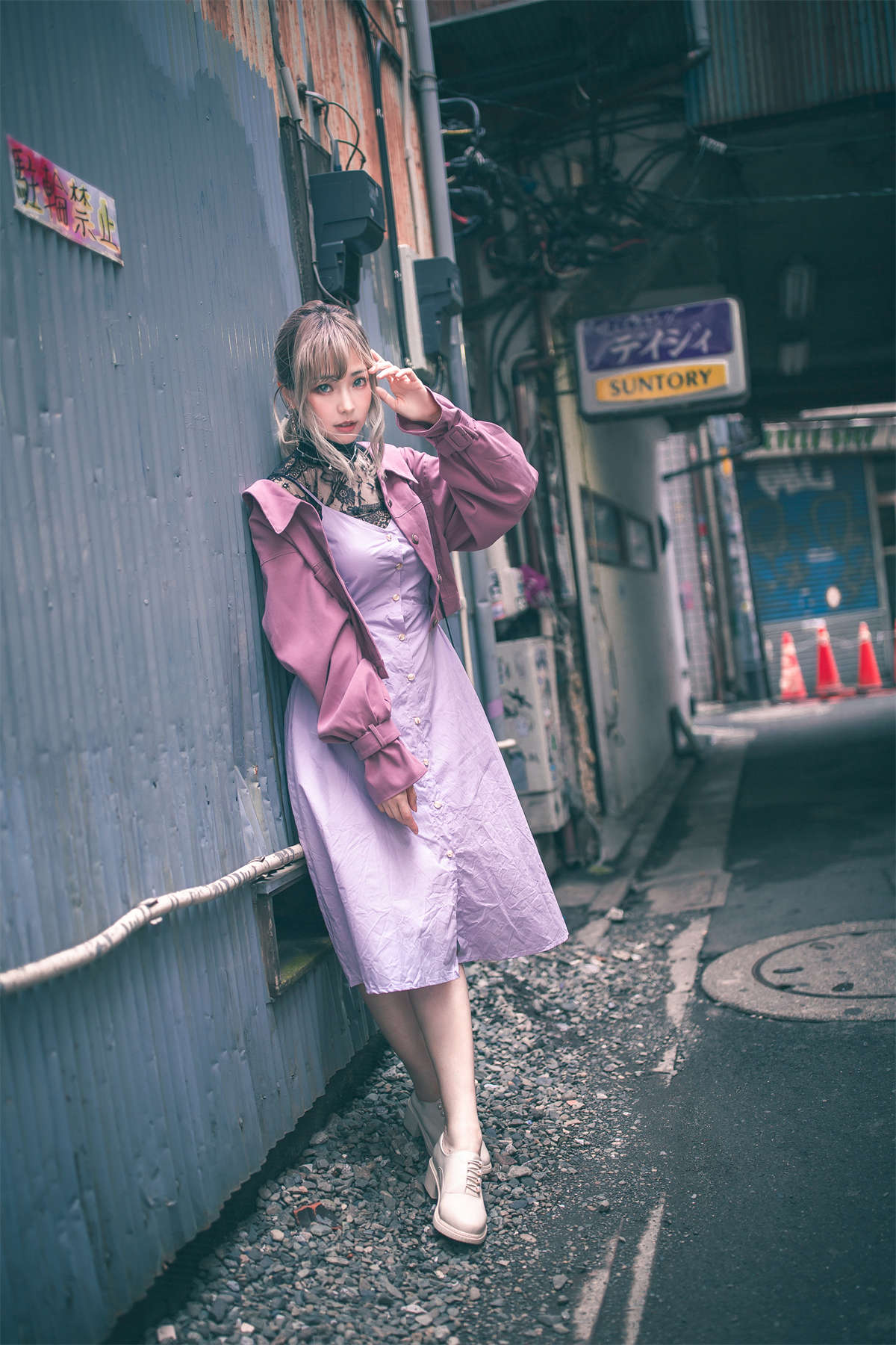 Ely_eee(ElyEE子) Pale Lavender-日更街拍