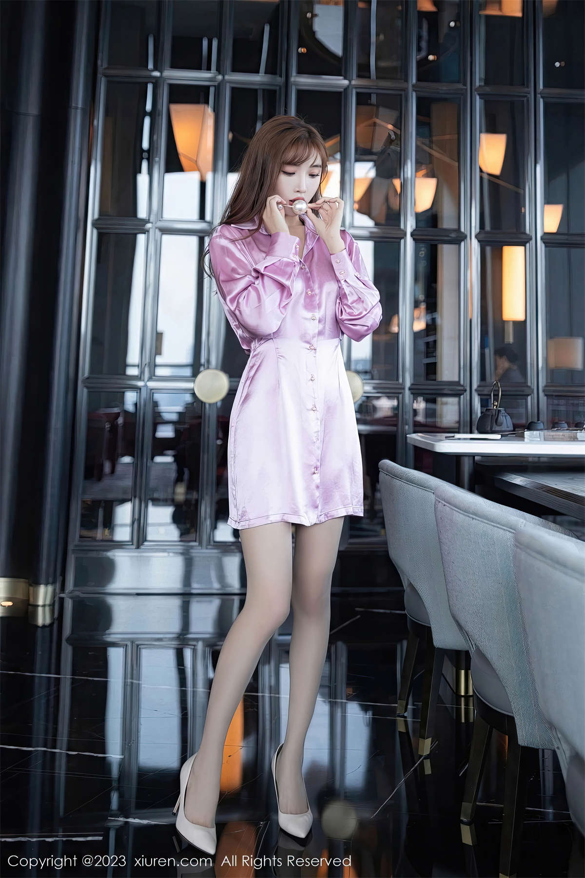 图片[2]-Xiuren秀人网 2023.08.10 No.7214 陆萱萱-日更街拍