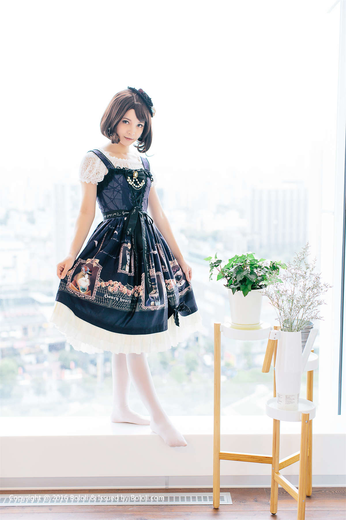 Kimoe激萌文化 KIM005 刘丽娜 鱼丸小lo装-日更街拍