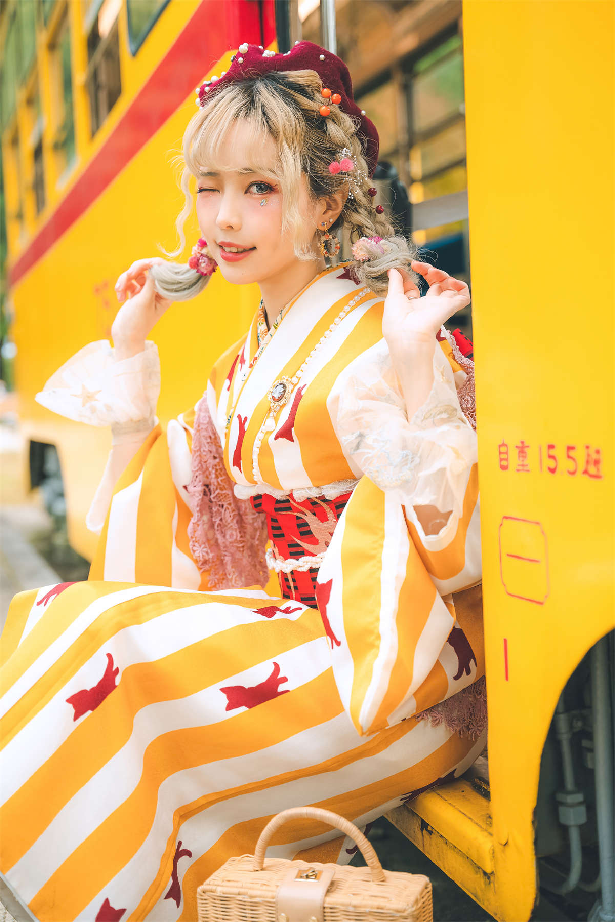 Ely_eee(ElyEE子) Retro Kimono II-日更街拍