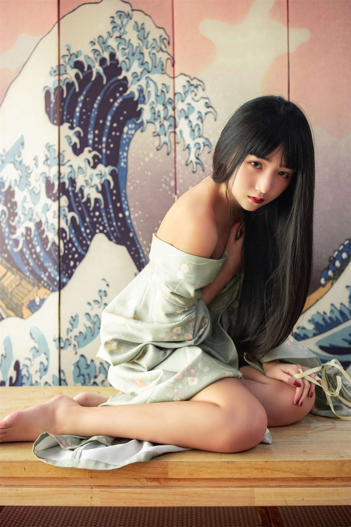 YITUYU艺图语 2023.06.07 少女和服写真 异域荷包蛋插图1