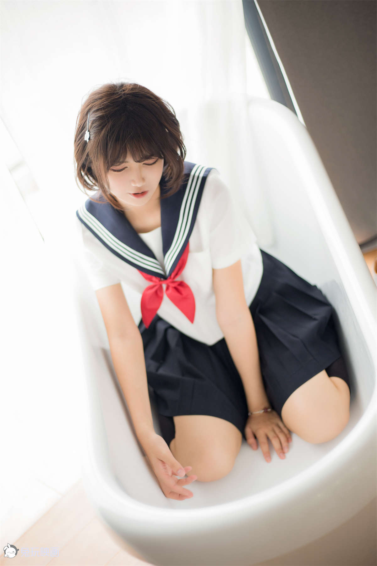 兔玩映画 B72.006 水手服少女插图1