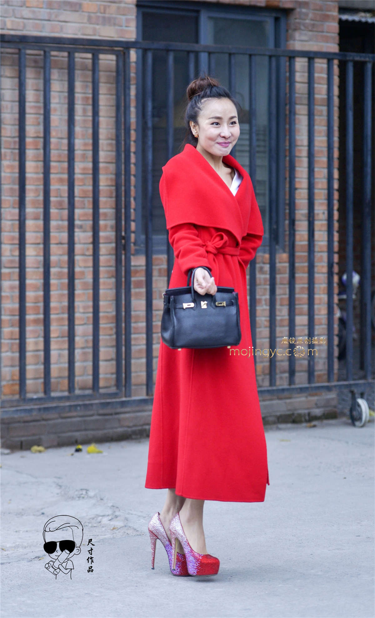 图片[2]-鲜红的裙子粉红的鞋美女魅力十足（2016年10月30日15p）-日更街拍