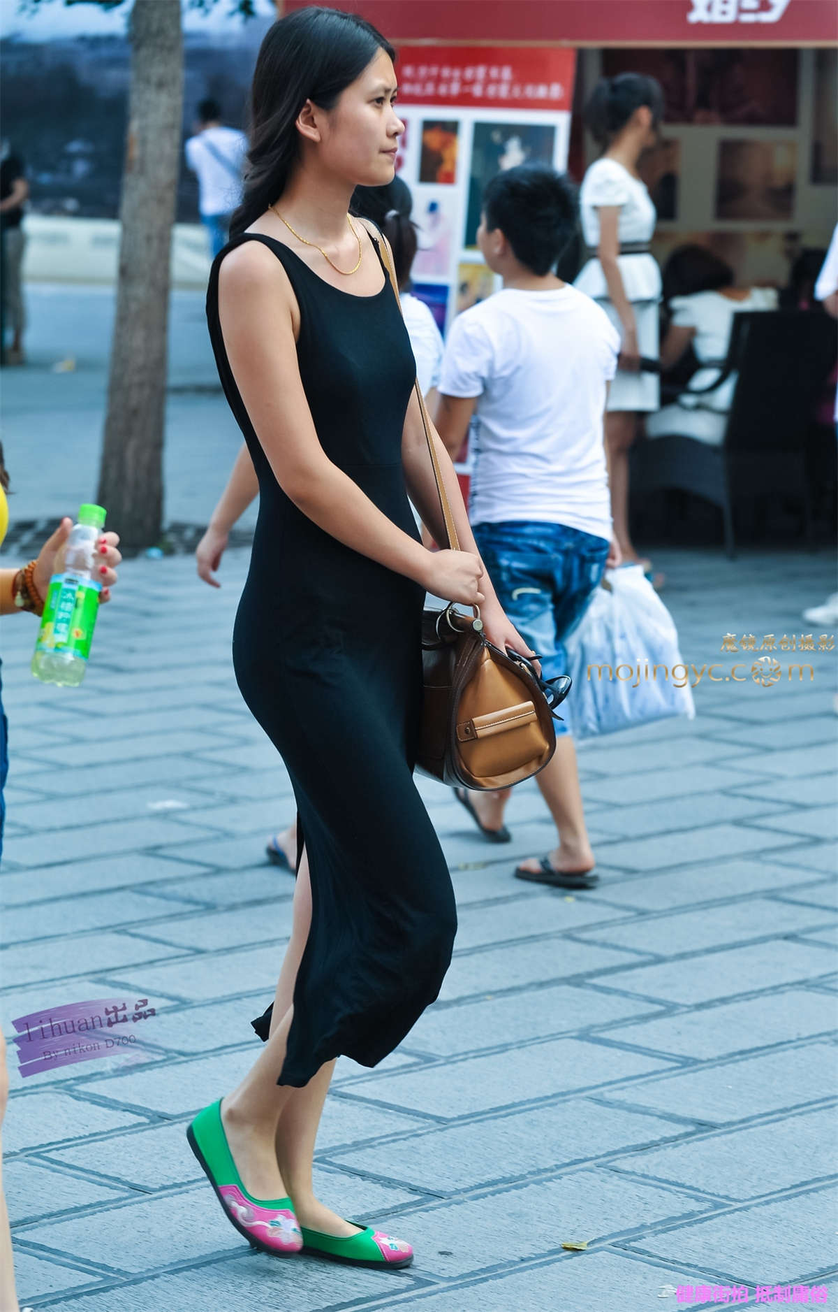 李欢原创-黑色一步裙，丰腴（25P）-日更街拍