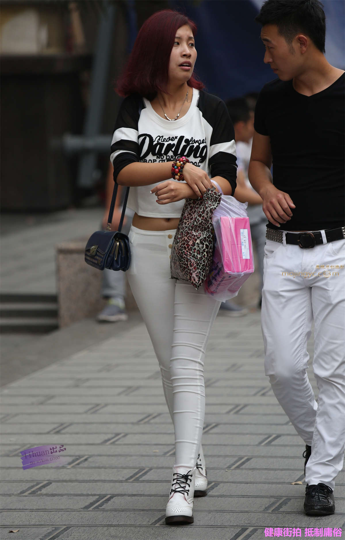 李欢原创-白裤，双骄（31P）-日更街拍