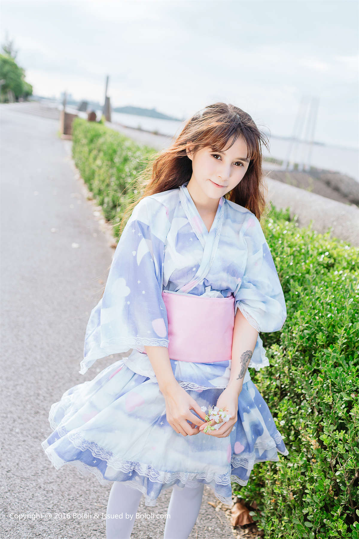 Kimoe激萌文化 KIM007 夏日浴衣之夏美酱-日更街拍