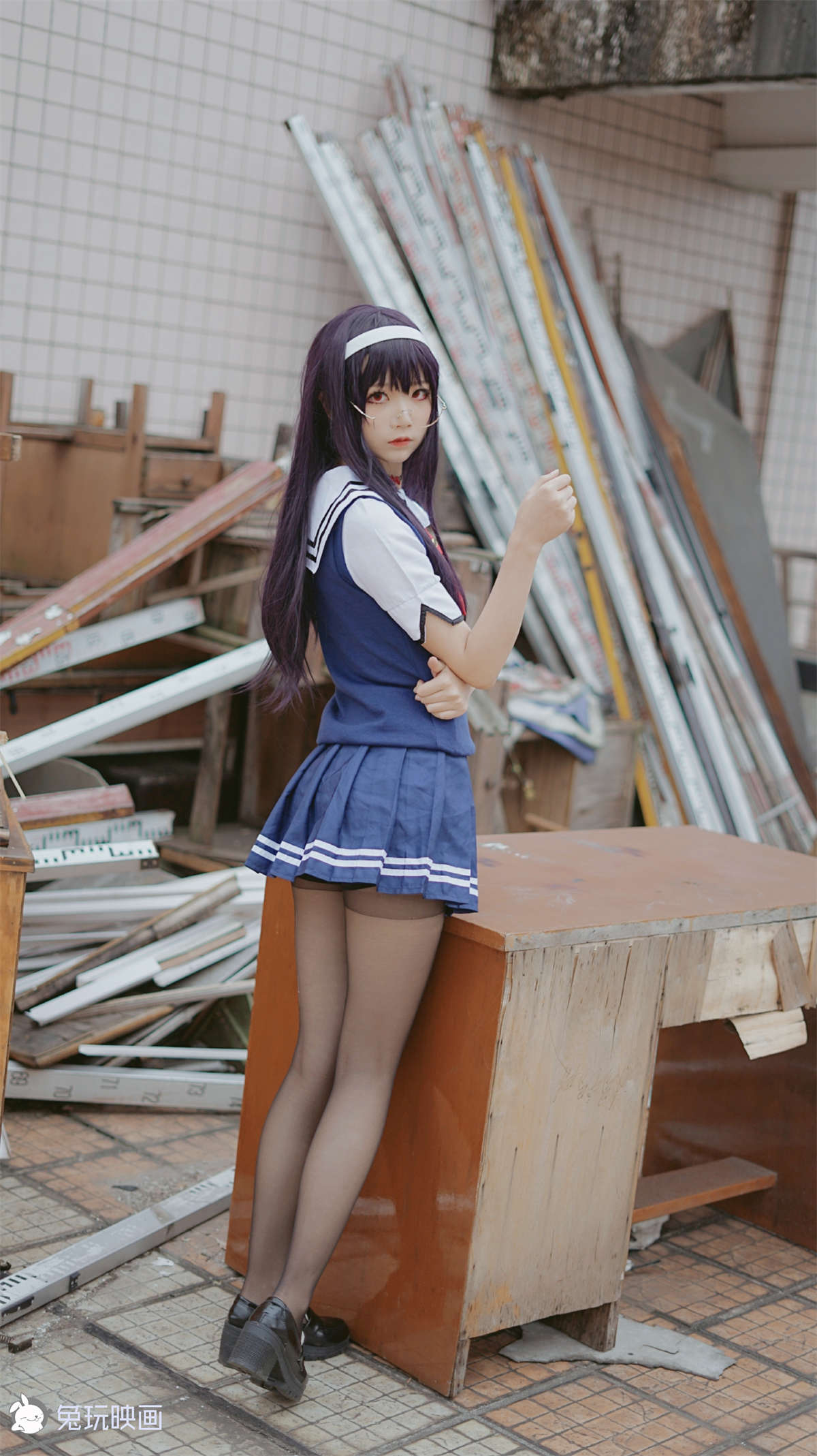 兔玩映画 B74.001 五更百鬼 黑丝赛高插图1