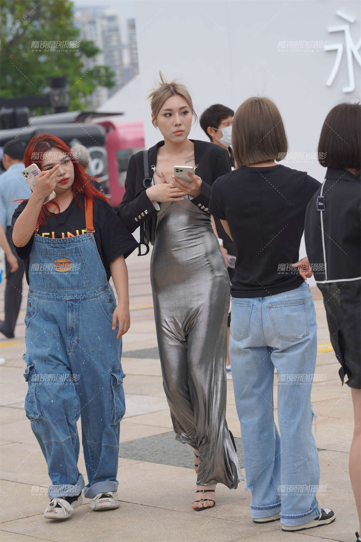 长裙美女-日更街拍