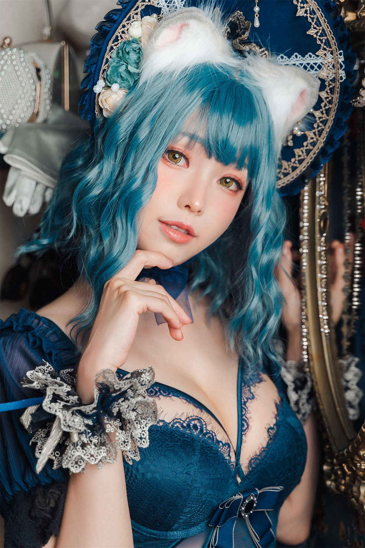 Ely_eee(ElyEE子) Scottish Fold Cat Doll 摺耳貓少女人形-日更街拍