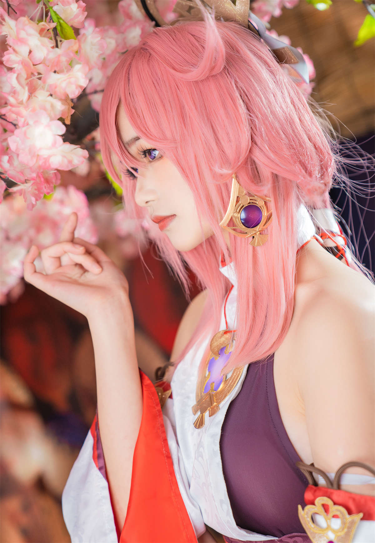 图片[2]-喵喵的喵吖 八重神子-日更街拍