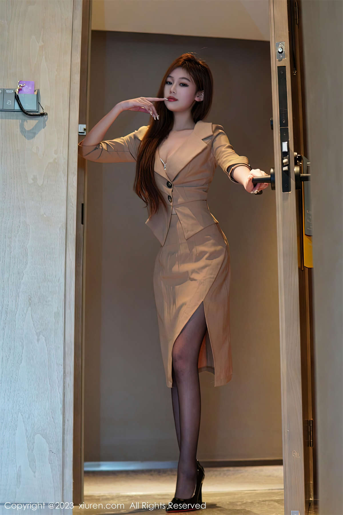 图片[2]-Xiuren秀人网 2023.02.14 No.6260 早川京子-日更街拍