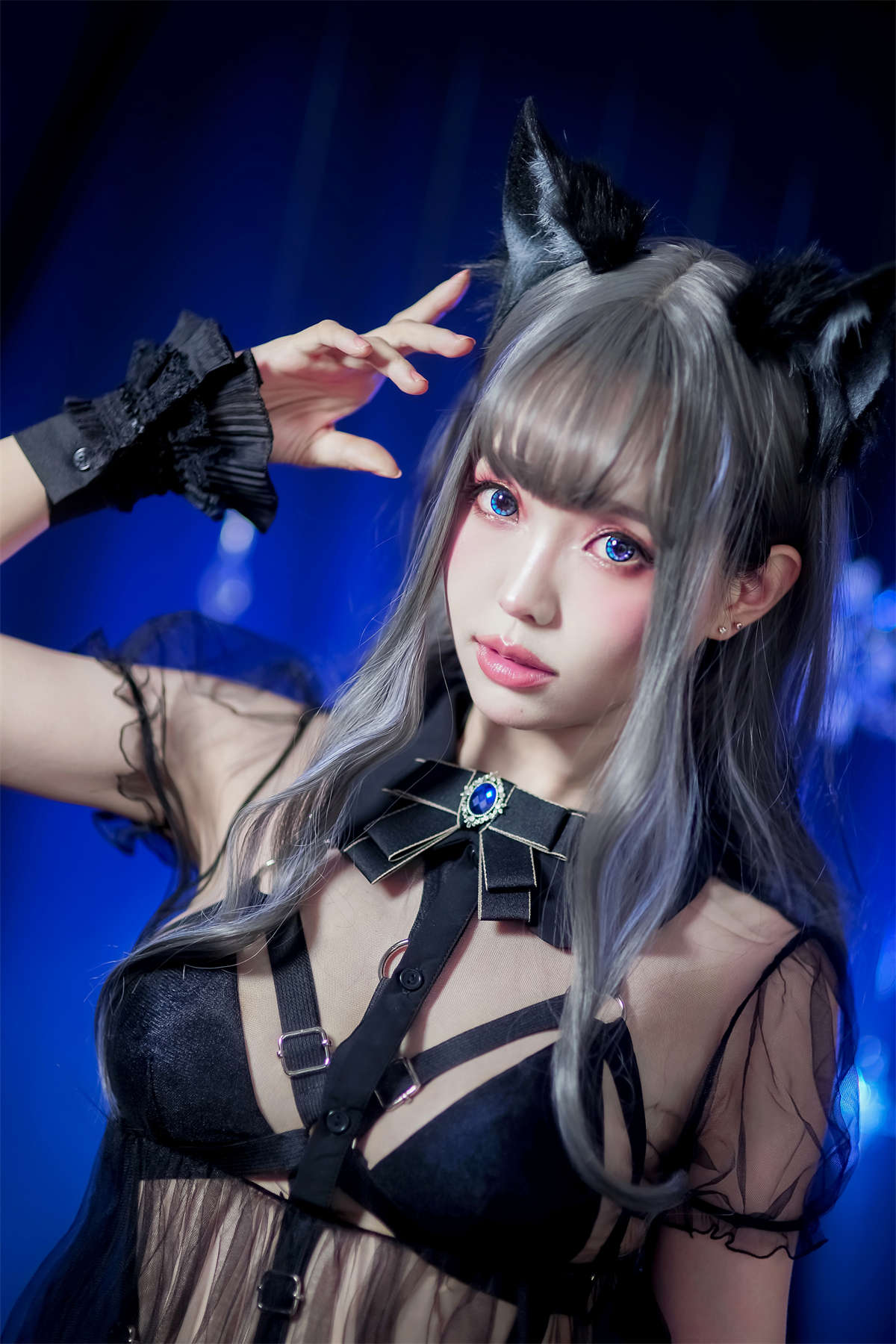 Ely_eee(ElyEE子) オオカミ闇夜ーヨルちゃん-日更街拍