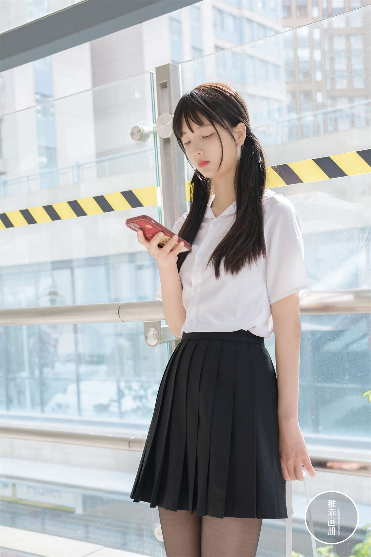 图片[2]-柴系小乖(稚乖画册) 夜夜 逛街13d黑丝-日更街拍