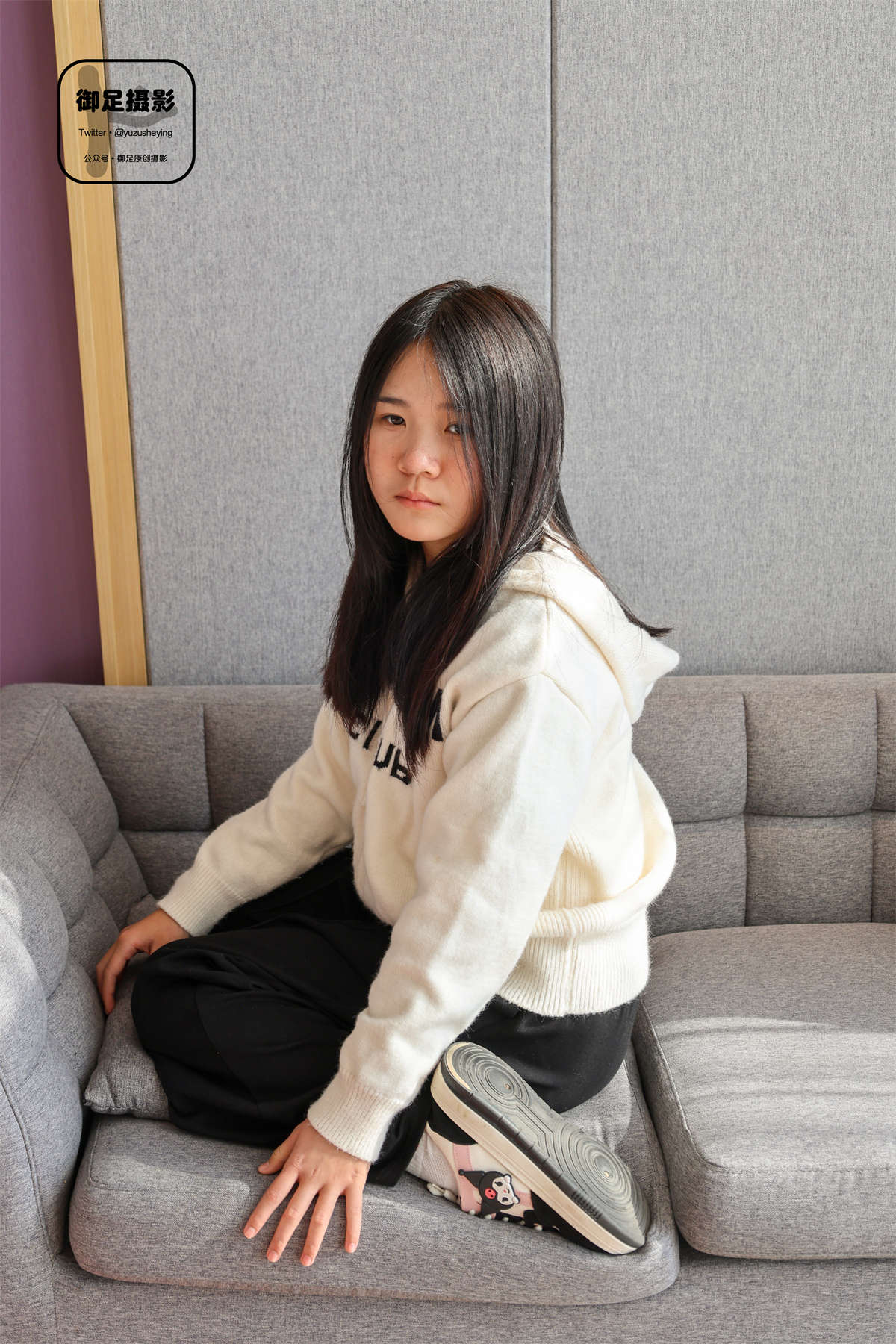 御足摄影 No.008 板鞋白棉袜-日更街拍