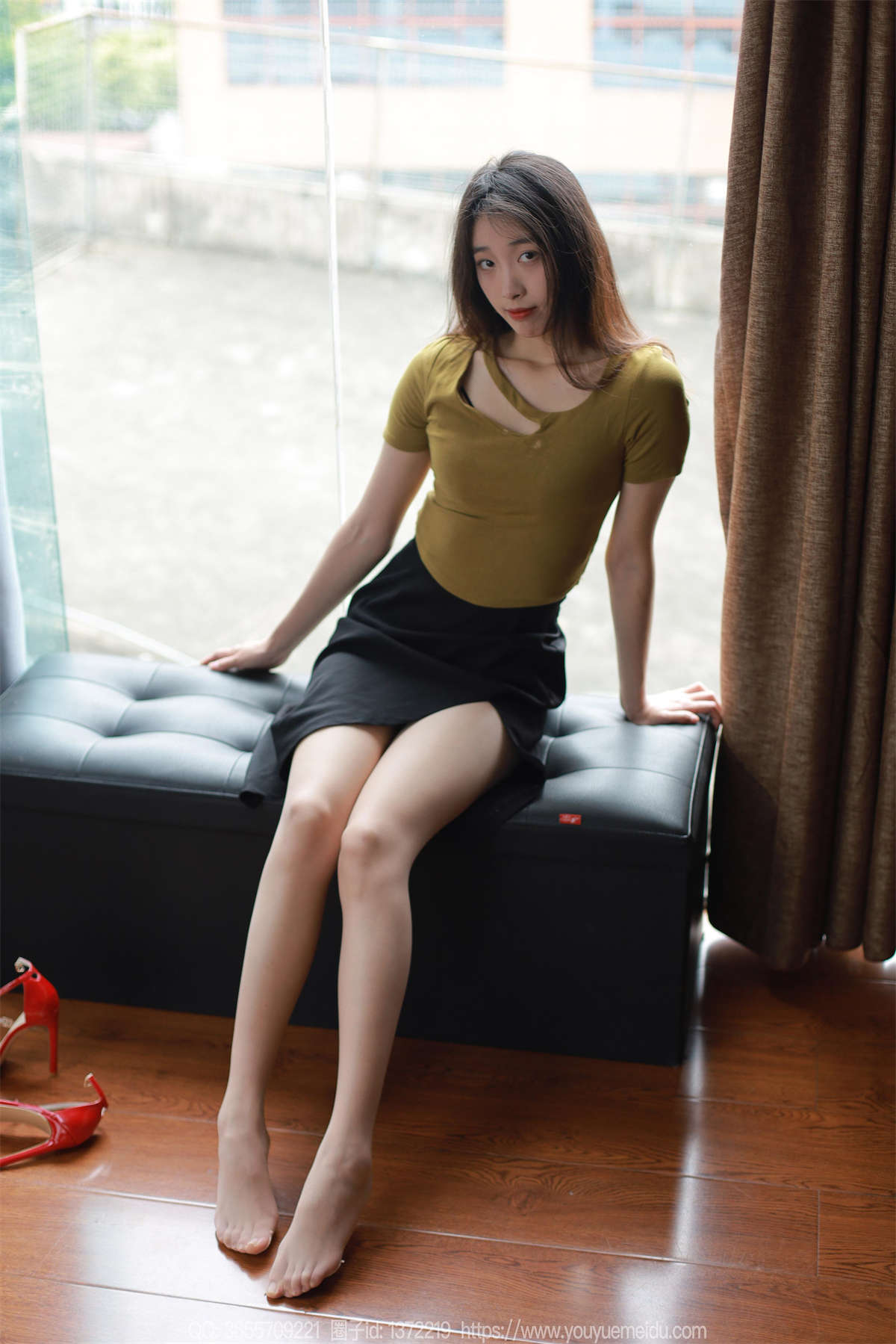 IESS异思趣向 2024.04.04 丝享家1707：小九 高叉长裙-日更街拍