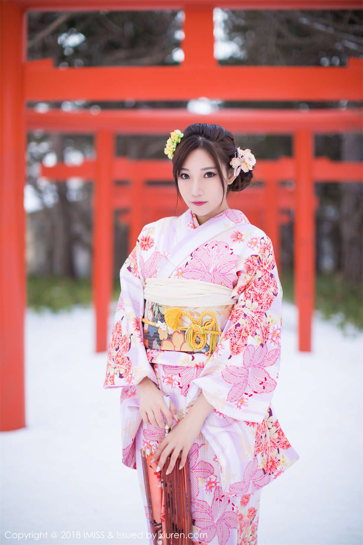 图片[2]-IMiss爱蜜社 2018.06.20 VOL.256 小狐狸Sica-日更街拍